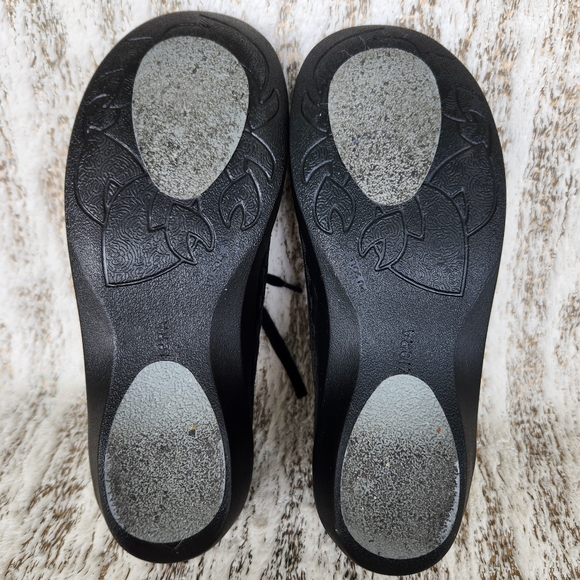 Ziera "Allsorts" Super Support Black Leather Sneaker Shoes | Women's Size 39.5 - Picture 8 of 12